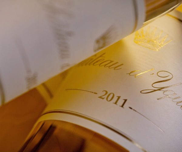Le vin Château d'Yquem au restaurant "La Table de Trois" à Bordeaux
